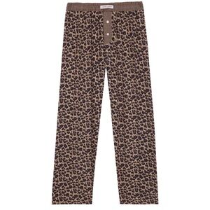 Hand Over Leopard Ex-Boyfriend Pants XS NWOT